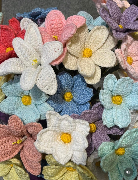 Crochet Cosmo Flower