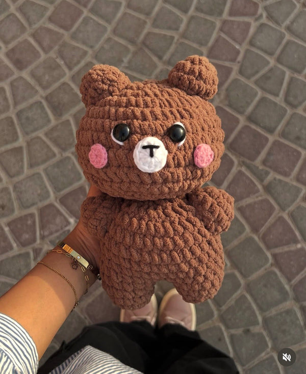 Kawaii Crochet Teddy Bear Plushie